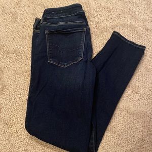 American Eagle jeans 16 dark blue Next Level stretch